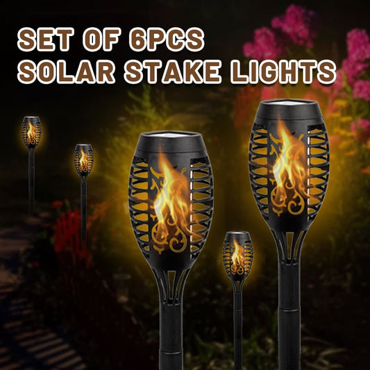 SM231101 Retro Plastic Solar Garden Pathway & Lawn Light