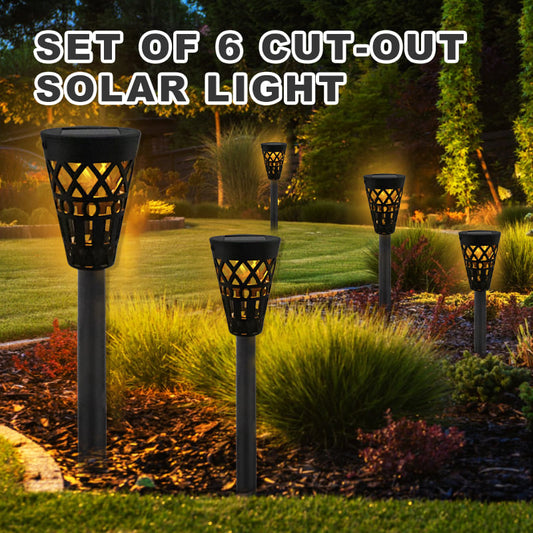 SM221018 Plastic Solar Lawn Stake Light