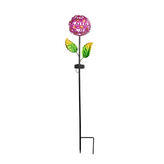 SM25461 Metal Flower Solar Stake Light
