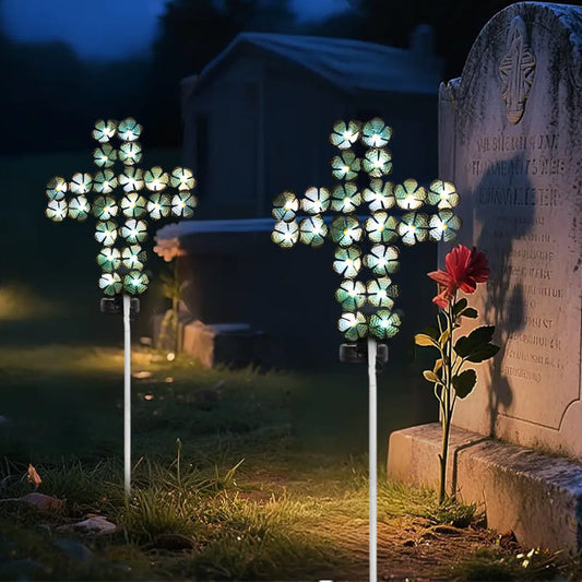 SM25463 Garden Cross Solar Stake Light